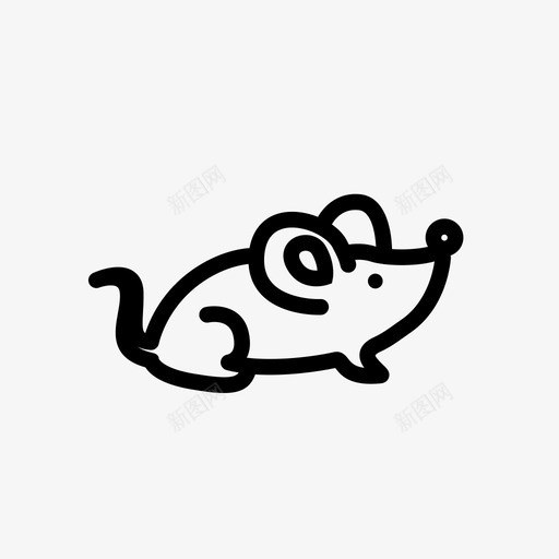 老鼠动物实验图标svg_新图网 https://ixintu.com 动物 实验 科学技术 老鼠