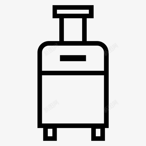 包行李飞机图标svg_新图网 https://ixintu.com 包 小提箱 手提箱 旅行箱 行李 飞机