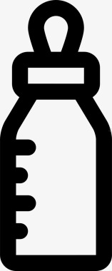 婴儿奶瓶儿童饲料图标图标