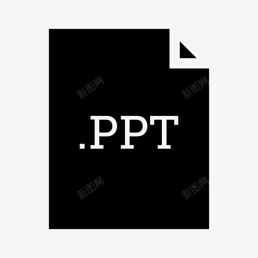 ppt文件应用程序文件类型图标svg_新图网 https://ixintu.com ppt文件 应用程序 应用程序和文件类型 文件类型