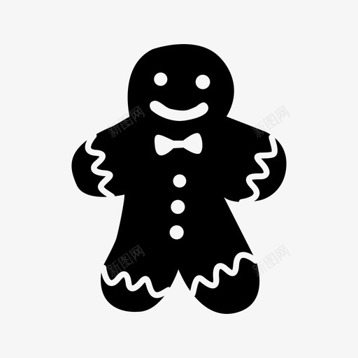 饼干圣诞节圣诞系列图标svg_新图网 https://ixintu.com 圣诞系列 圣诞节 饼干