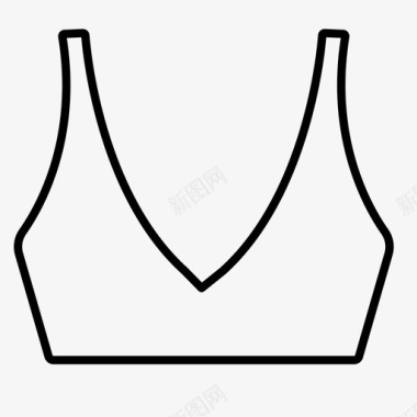 胸罩酒杯内衣图标图标