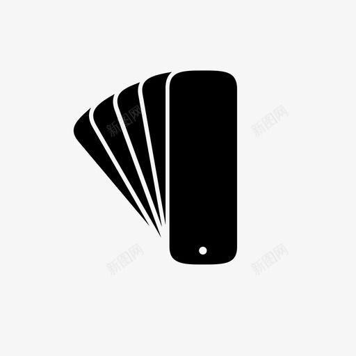 油漆样本颜色潘通图标svg_新图网 https://ixintu.com 油漆样本 潘通 颜色