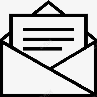 信件联系人电子邮件图标图标