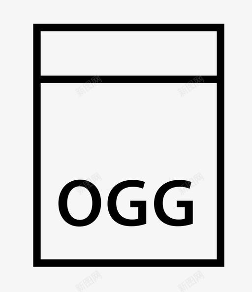 ogg扩展名文件名称图标svg_新图网 https://ixintu.com ogg扩展名 名称 文件 文件扩展名 类型