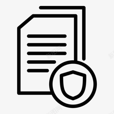 受保护文档安全文件受保护条款图标图标