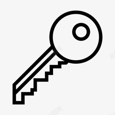钥匙房屋钥匙钥匙和锁图标图标