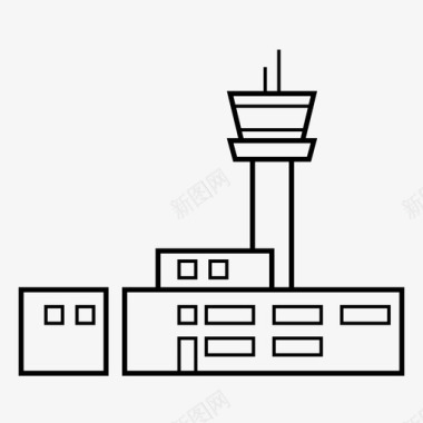 机场飞机航空公司图标图标