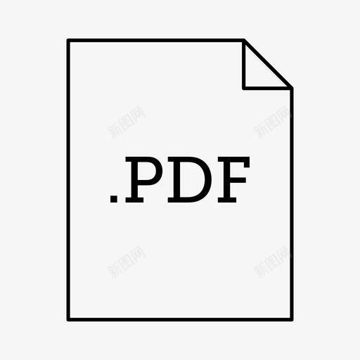 pdf文件文档文件类型图标svg_新图网 https://ixintu.com pdf文件 应用程序和文件类型 文件类型 文档