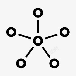计算机网络系统星网计算机交换机图标高清图片