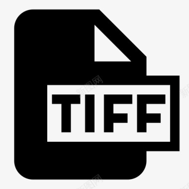 tiff文件文档扩展名图标图标