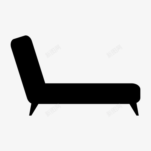 沙发床约会沙发图标svg_新图网 https://ixintu.com 家具 沙发 沙发床 约会