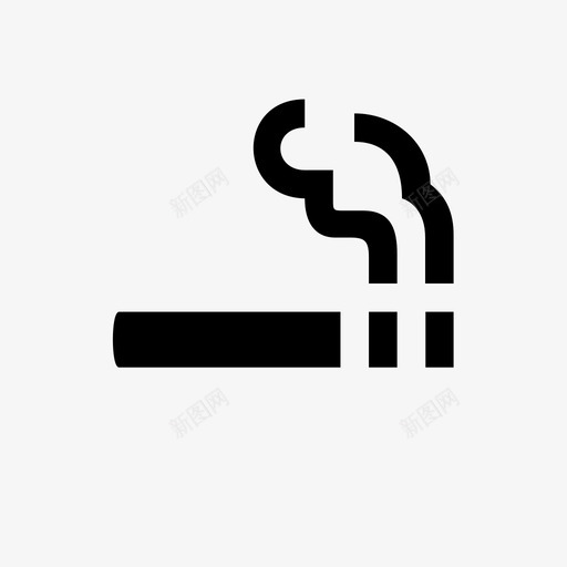吸烟烟草便利设施图标svg_新图网 https://ixintu.com 便利设施 吸烟 烟草