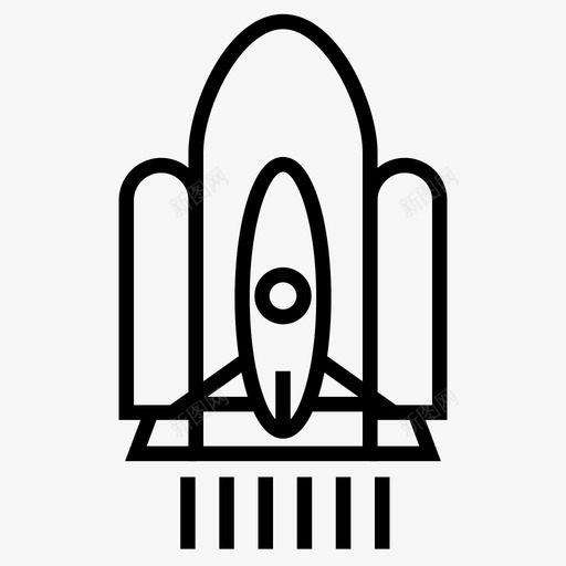 火箭美国宇航局飞船图标svg_新图网 https://ixintu.com 太空x 火箭 美国宇航局 航天飞机 飞船