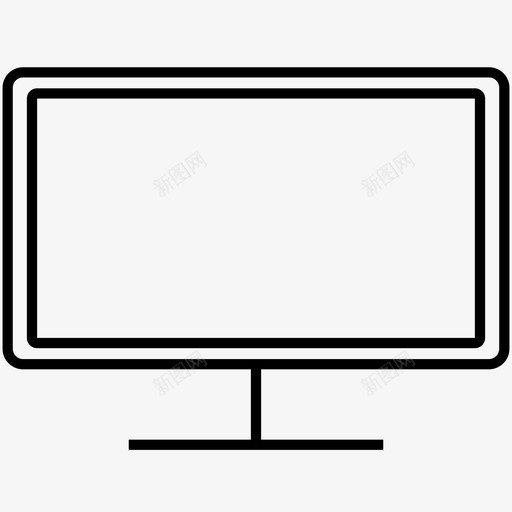 计算机商业互联网图标svg_新图网 https://ixintu.com 互联网 商业 技术 显示器 计算机