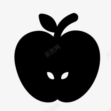 苹果秋天水果图标图标