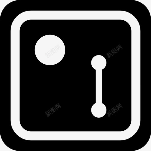 保险箱保安钥匙和锁图标svg_新图网 https://ixintu.com 保安 保险箱 钥匙和锁