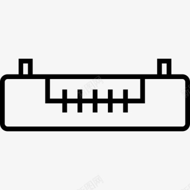 usb微型接口usb微型ab接口电缆图标图标