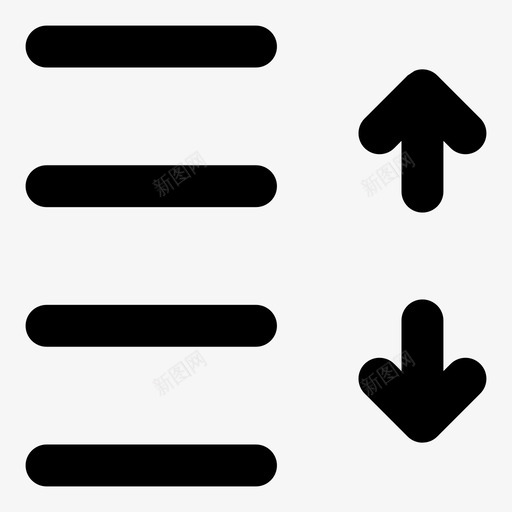 行距高度增加图标svg_新图网 https://ixintu.com 增加 文本编辑轮廓粗体 行距 高度