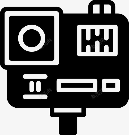 专业版相机摄影图标svg_新图网 https://ixintu.com smashicons摄影视频固态 专业版 录制 摄影 相机 视频