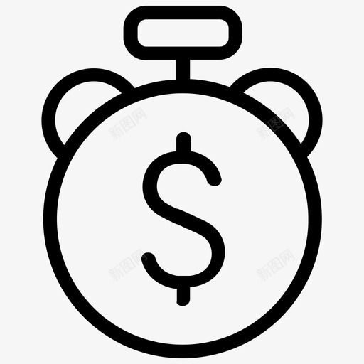 预算存款资金图标svg_新图网 https://ixintu.com 存款 投资回报 时间 概述财务和货币 资金 预算