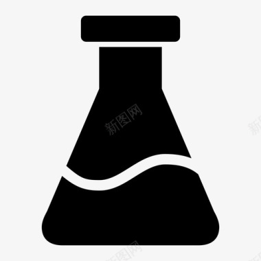 锥形烧瓶化学制品锥形瓶图标图标