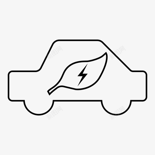 电动汽车汽车电池电力图标svg_新图网 https://ixintu.com 插入式电池 汽车电池 混合动力 电力 电动汽车 电动汽车电池混合动力汽车 能源