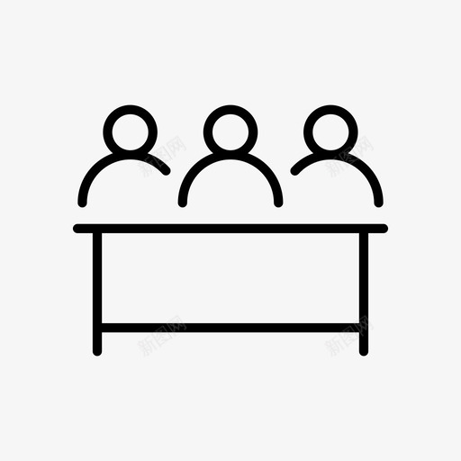 会议小组研讨会图标svg_新图网 https://ixintu.com 会议 小组 研讨会 讨论板 随机收集05