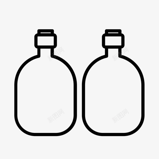 酒精瓶酒瓶玻璃瓶图标svg_新图网 https://ixintu.com 威士忌 玻璃瓶 酒瓶 酒精瓶