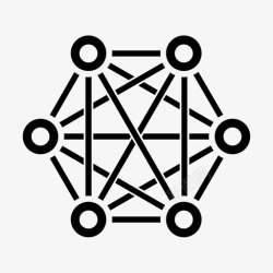 计算机网络系统全网计算机交换机图标高清图片