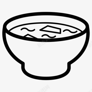 汤碗安慰图标图标