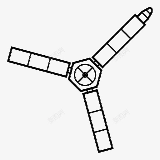 朱诺卫星木星朱诺任务图标svg_新图网 https://ixintu.com 宇宙飞船 木星 朱诺任务 朱诺卫星 核动力 美国航天局