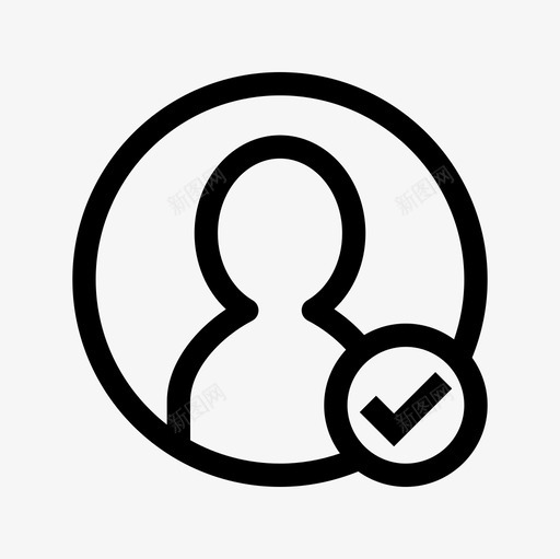 用户批准批准朋友接受图标svg_新图网 https://ixintu.com 批准 朋友接受 用户大纲图标设置 用户批准 用户接受