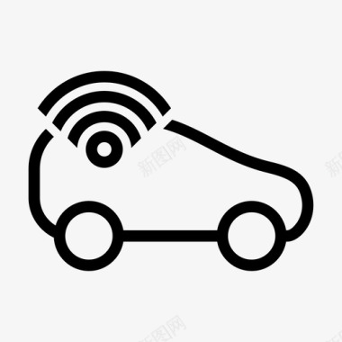 汽车报警器车辆wifi图标图标