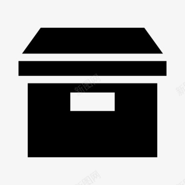 存储盒档案文件图标图标