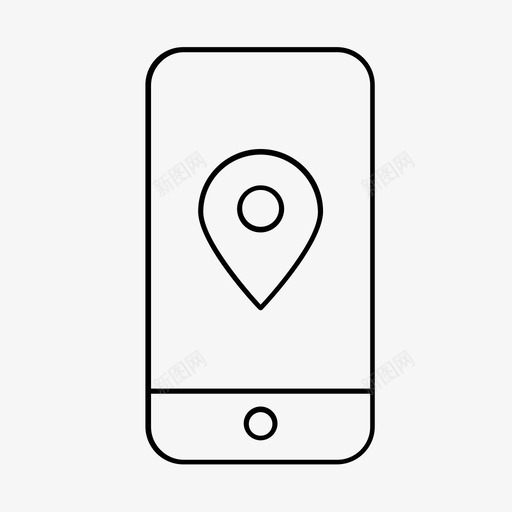 智能手机gps地理定位谷歌地图图标svg_新图网 https://ixintu.com 地理定位 手机 指针 智能手机gps 智能手机媒体应用程序 谷歌地图