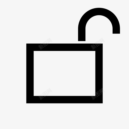 解锁打开密码图标svg_新图网 https://ixintu.com 安全 密码 打开 精粹大胆一般 解锁