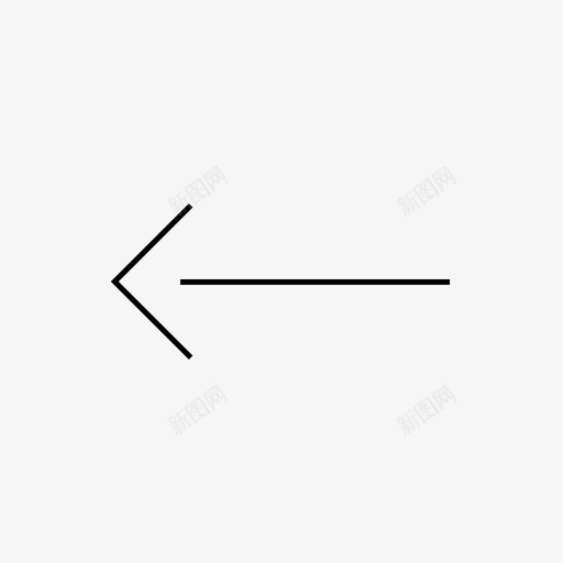后退上一步返回图标svg_新图网 https://ixintu.com 上一步 后退 返回
