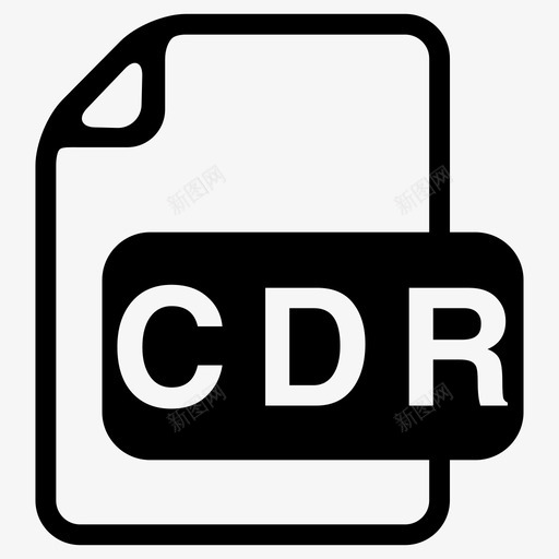cdrcoreldraw文件扩展名图标svg_新图网 https://ixintu.com cdr coreldraw 文件扩展名 文件格式 文件类型