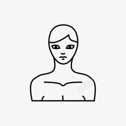 60年代人物女性20世纪60年代小精灵图标高清图片