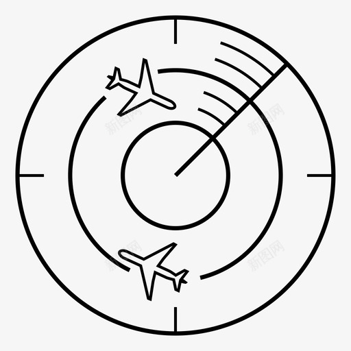 雷达控制器地面图标svg_新图网 https://ixintu.com 地面 塔台 控制器 机场 空域 雷达 飞机旅行
