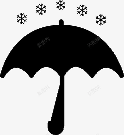 下雪保护伞天气图标svg_新图网 https://ixintu.com 下雪 保护伞 天气 天气预报