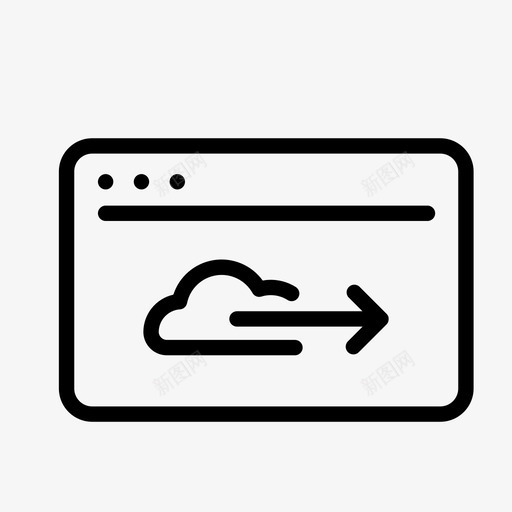 导出到云应用图标svg_新图网 https://ixintu.com 导出到云 应用 开发 数字开发和设计 设计