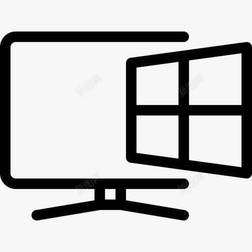 windows应用程序浏览器图标svg_新图网 https://ixintu.com web windows 应用程序 桌面 桌面计算机行图标 浏览器