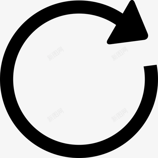 刷新循环重复图标svg_新图网 https://ixintu.com 刷新 循环 重复 重新启动