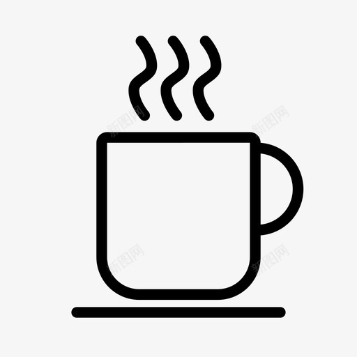 咖啡杯子饮料图标svg_新图网 https://ixintu.com 咖啡 杯子 热饮 茶 酒店套餐 饮料