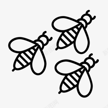 黄蜂小虫昆虫图标图标