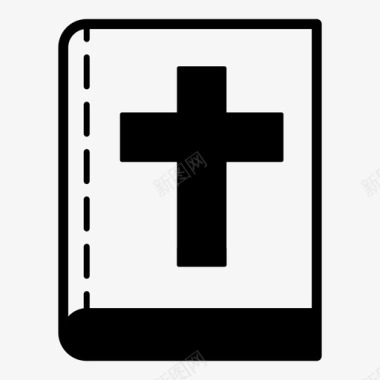 圣经基督教图标图标