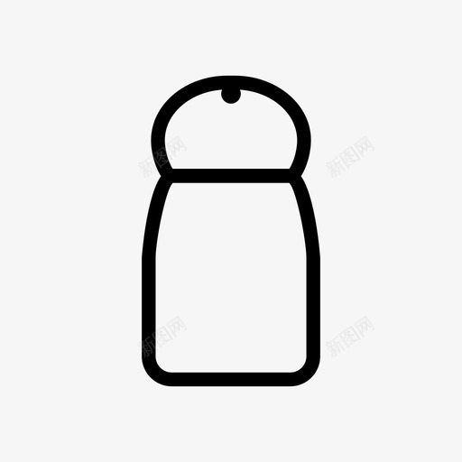 胡椒瓶调味品食品图标svg_新图网 https://ixintu.com 胡椒瓶 胡椒粉罐 薄厨房用具 调味品 食品 餐厅