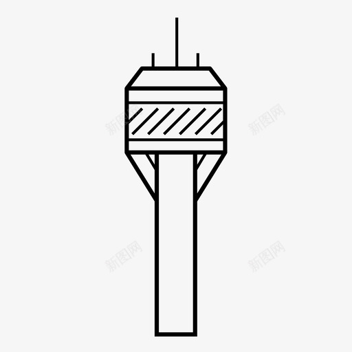 控制塔飞机管制员图标svg_新图网 https://ixintu.com 受控交通 地面 控制塔 机场 管制员 职责 飞机 飞机旅行